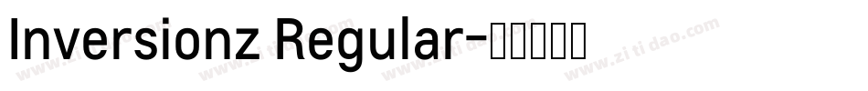 Inversionz Regular字体转换